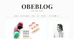 Desktop Screenshot of obeblog.com